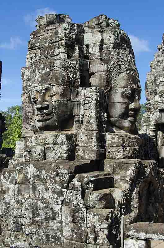 63 - Camboya - Angkor - ciudad de Angkor Thom - templo de Bayon
